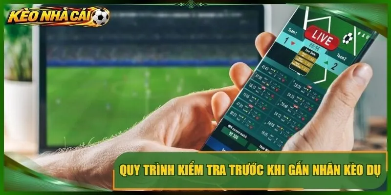 Quy trình kiểm tra trước khi gắn nhãn kèo dụ